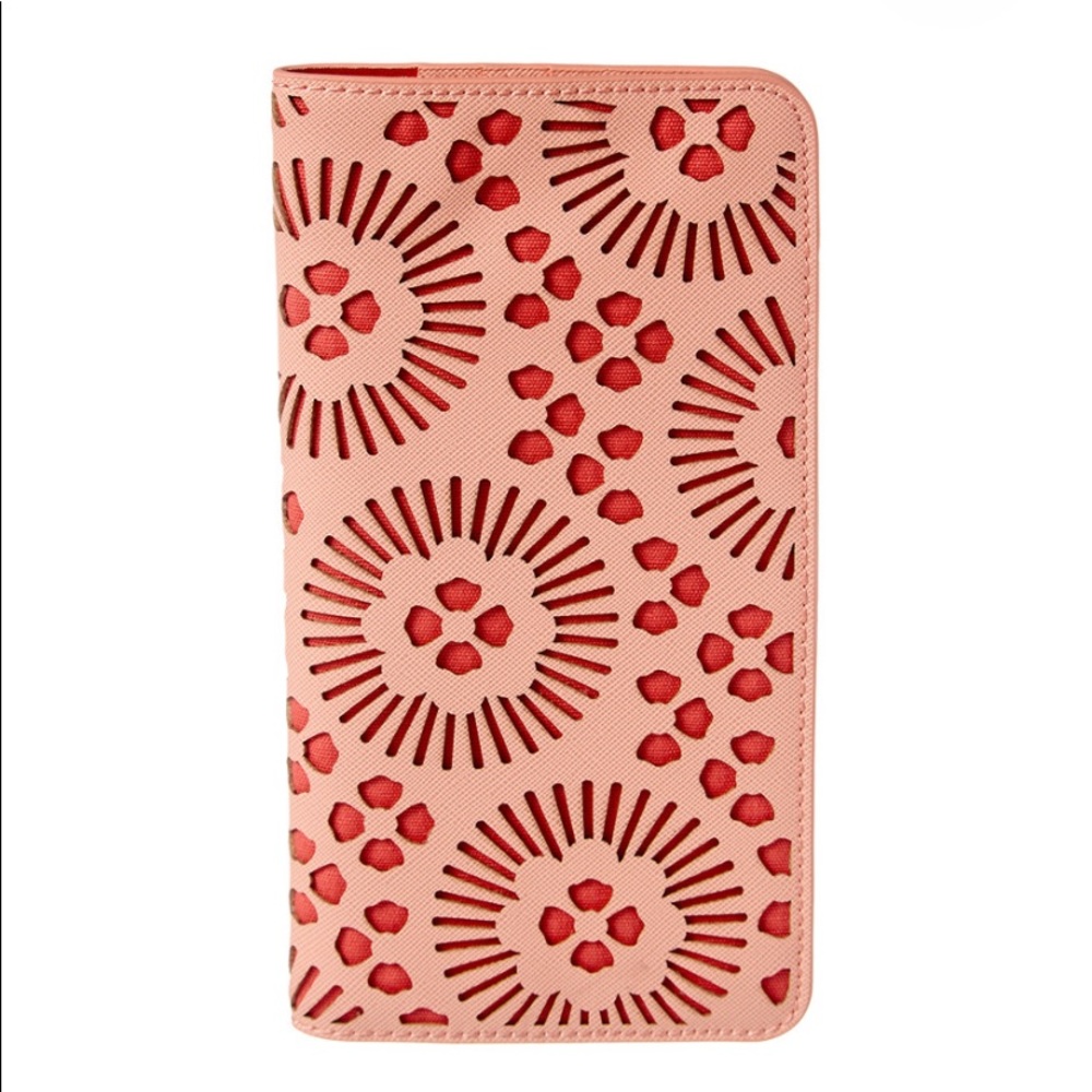 Anthropologie Pippa Floral Travel Wallet